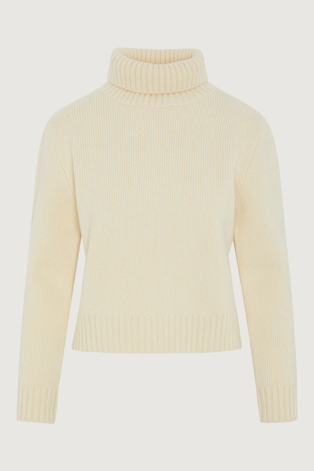 Jasper Conran "Gemma" Chunky Roll Neck in Cream
