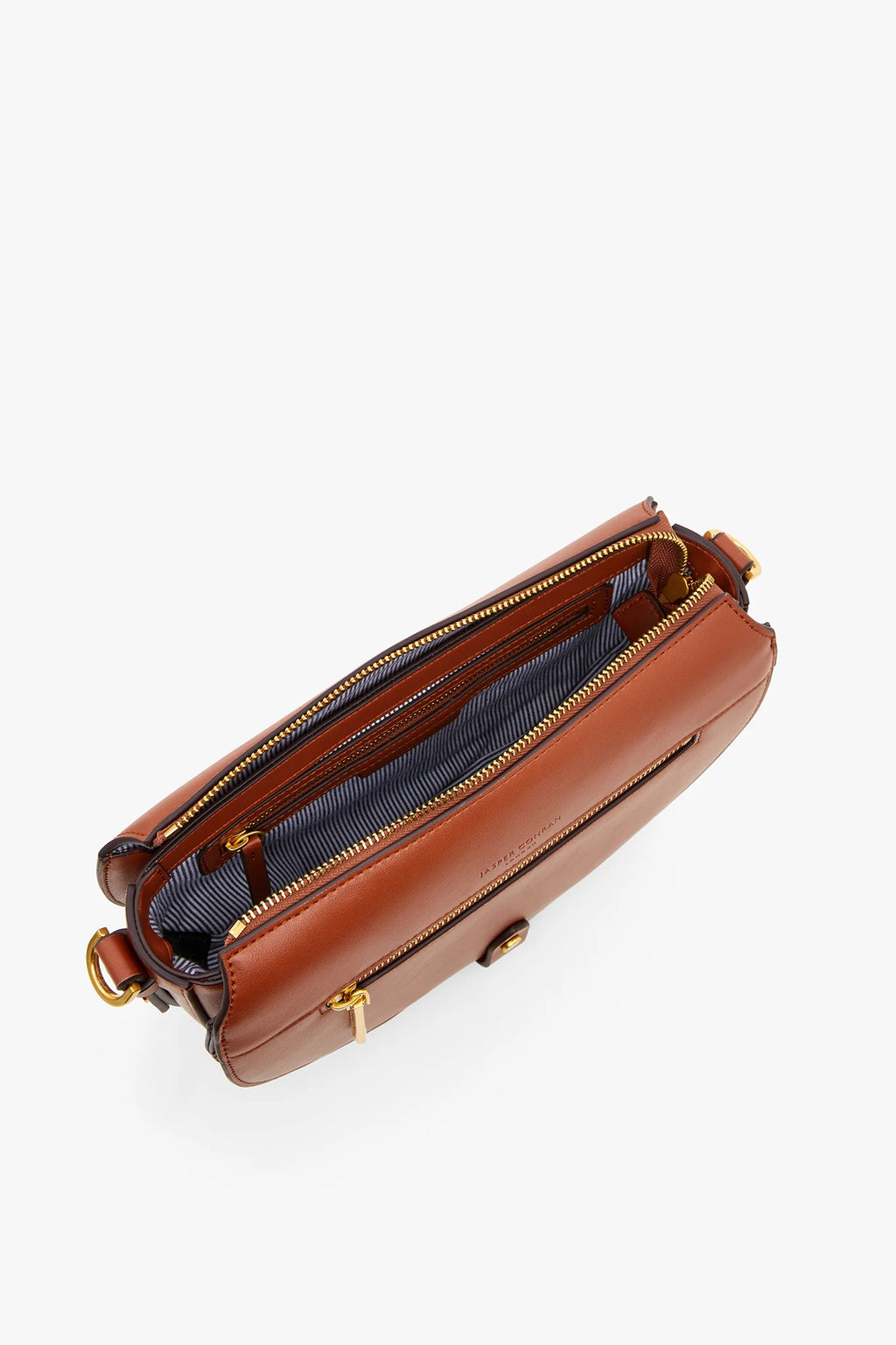 Jasper Conran "Dahlia" Saddle Bag in Tan