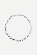Jasper Conran "Gwendolyn" Ball Necklace in Silver