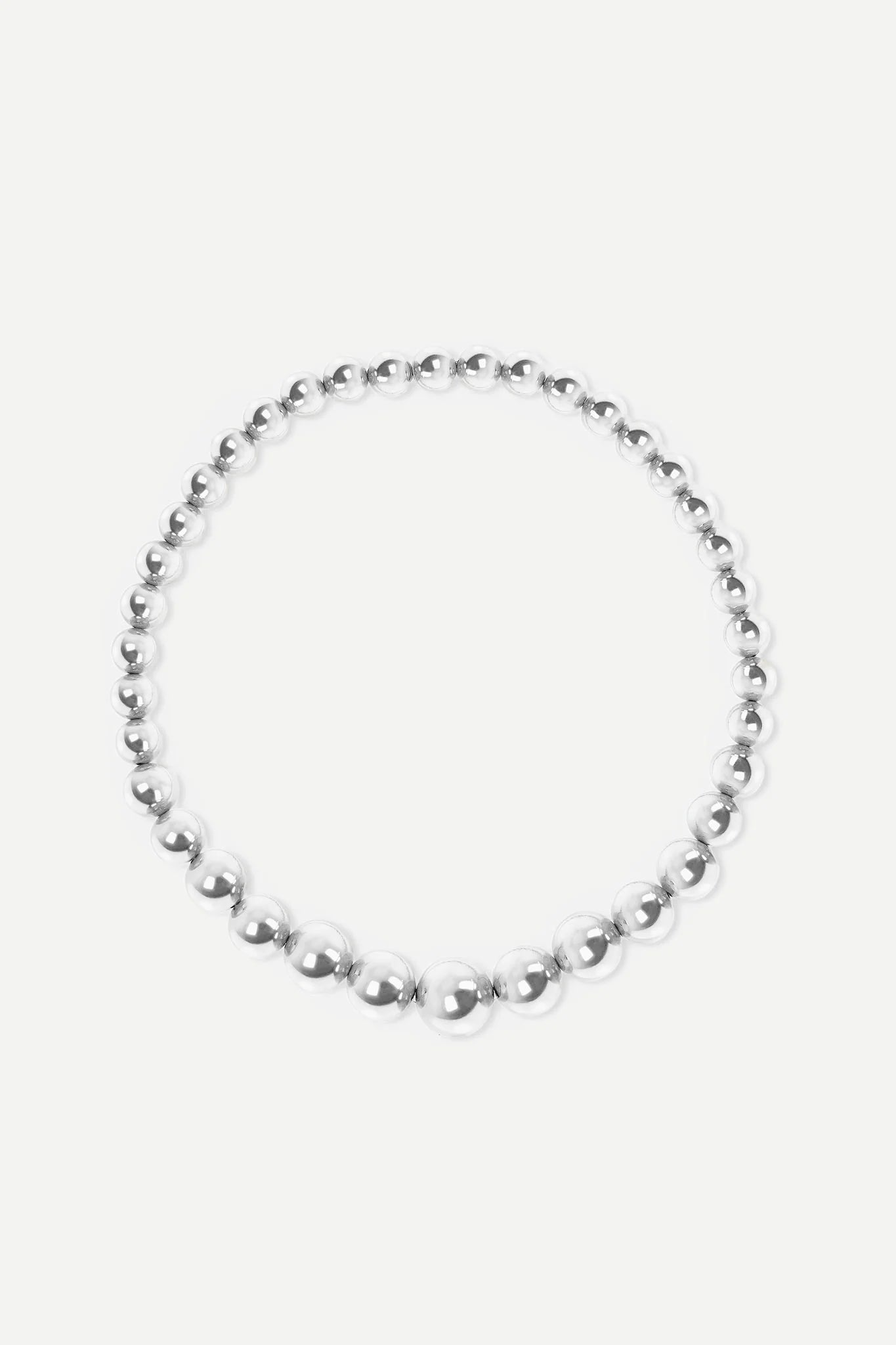Jasper Conran "Gwendolyn" Ball Necklace in Silver