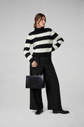 Jasper Conran "Gemma" Chunky Roll Neck Striped