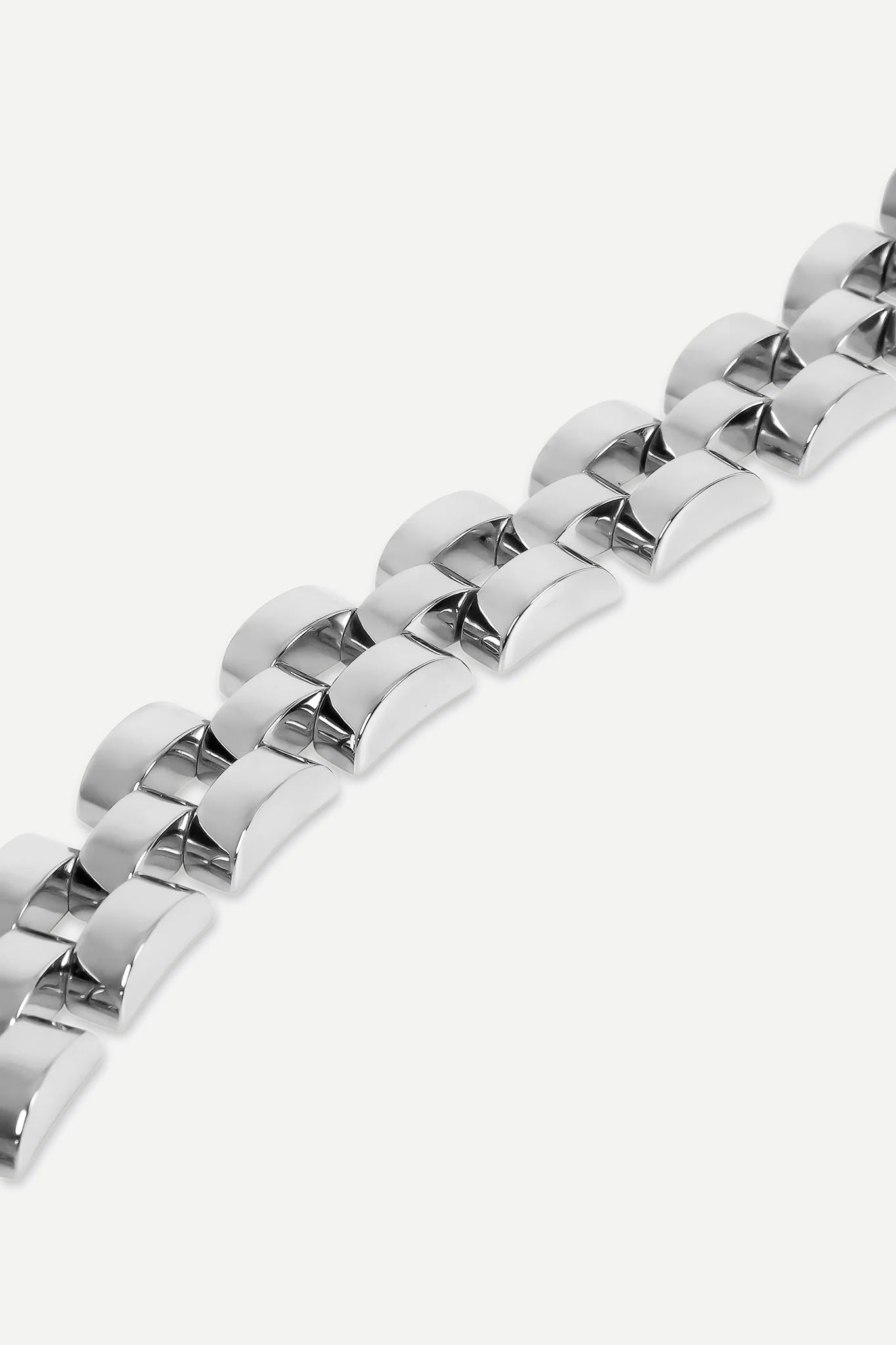 Jasper Conran "Greta" Watch Chain Bracelet in Silver