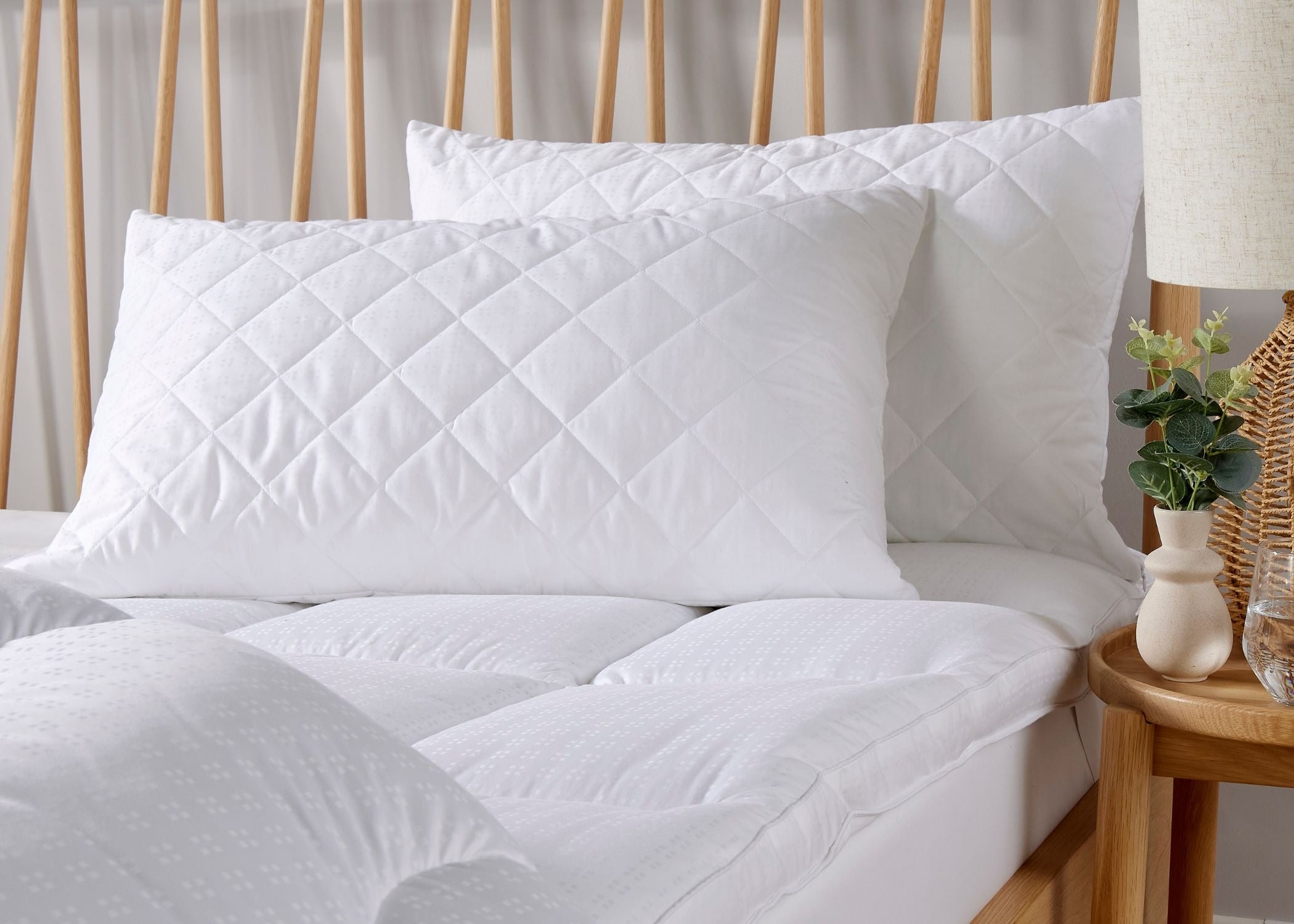 Christy "Sateen Touch" Anti Allergy Paired Pillow Protector