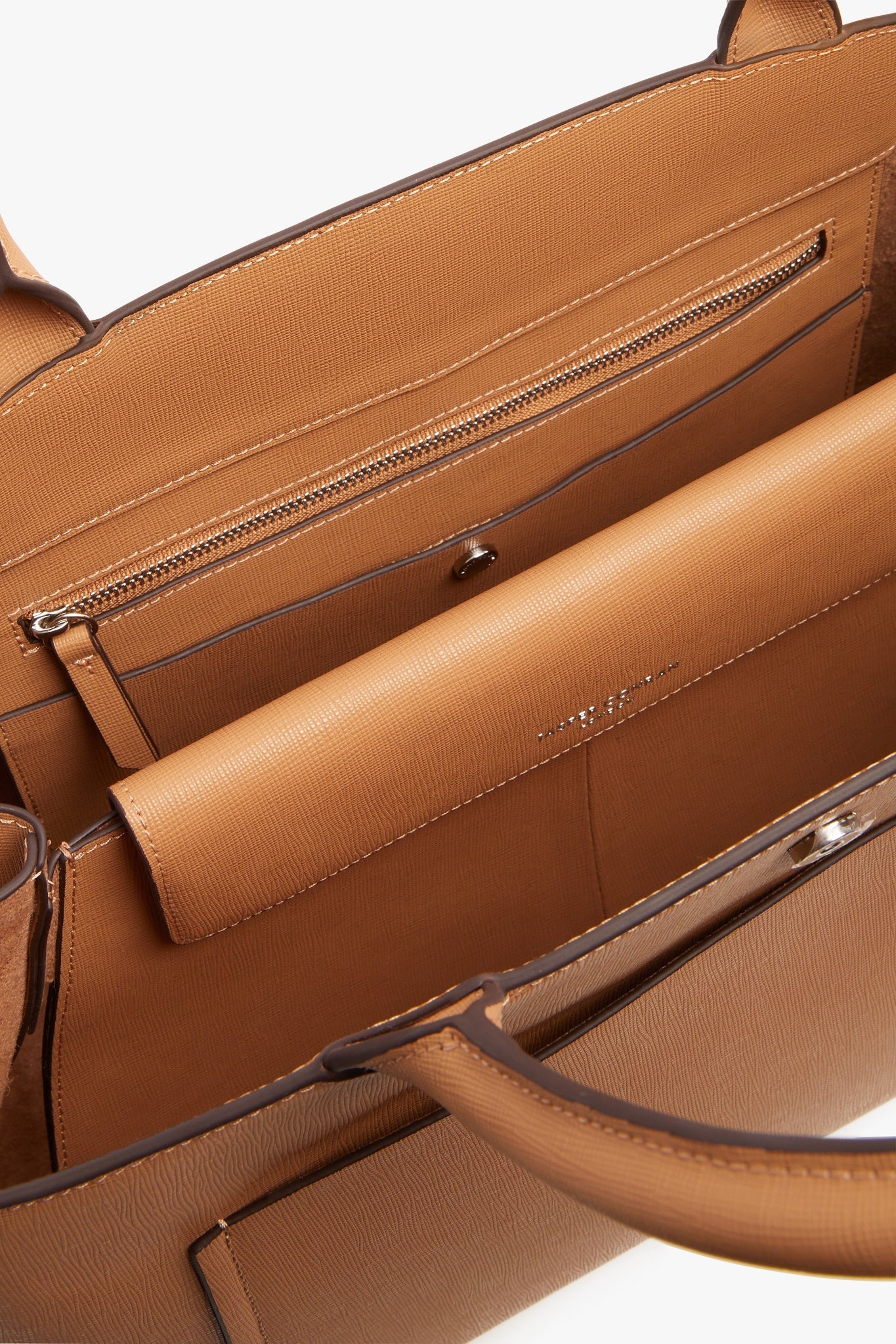 Jasper Conran "Bee" Leather Tote in Camel