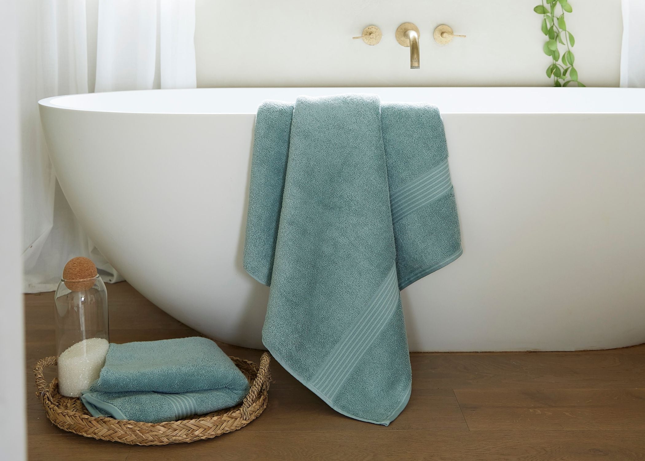 Christy "Supreme" Bath Towels & Mat Collection in Mineral