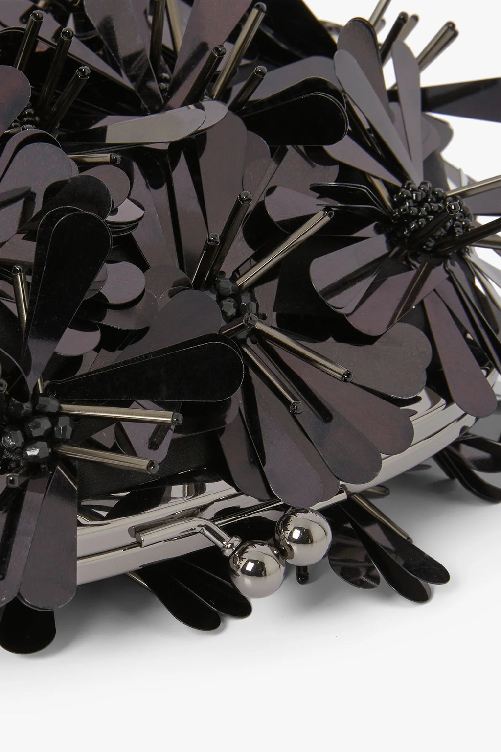 Jasper Conran "Giavanna" Sequin Clutch in Black