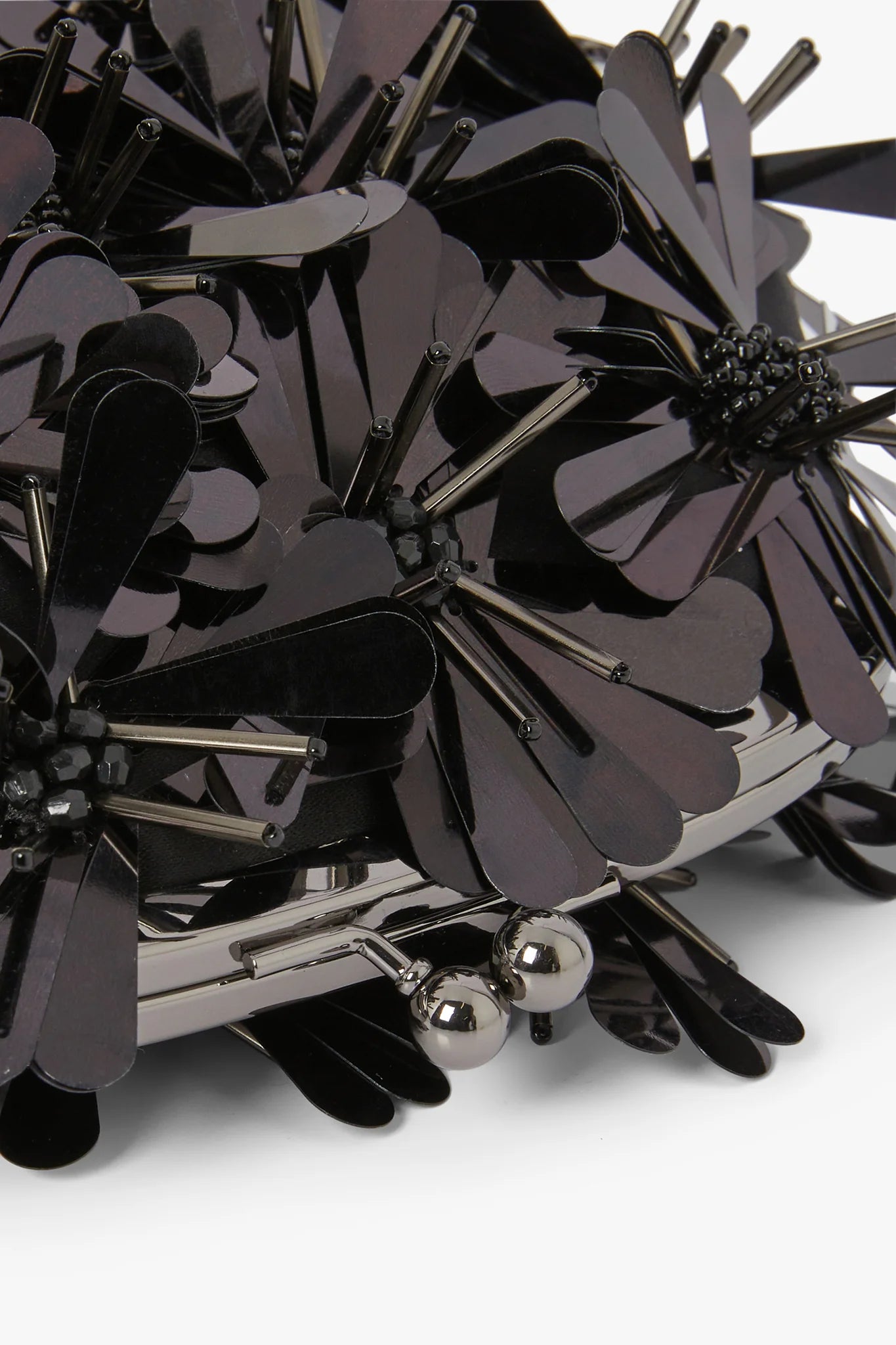 Jasper Conran "Giavanna" Sequin Clutch in Black