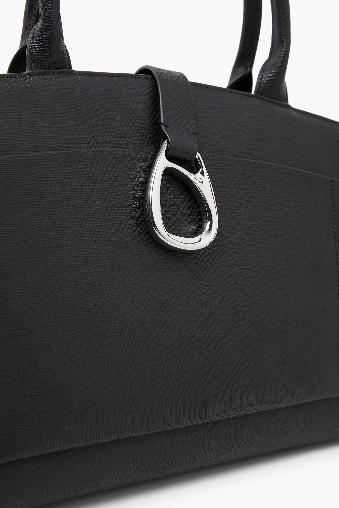 Jasper Conran "Bee" Leather Tote in Black