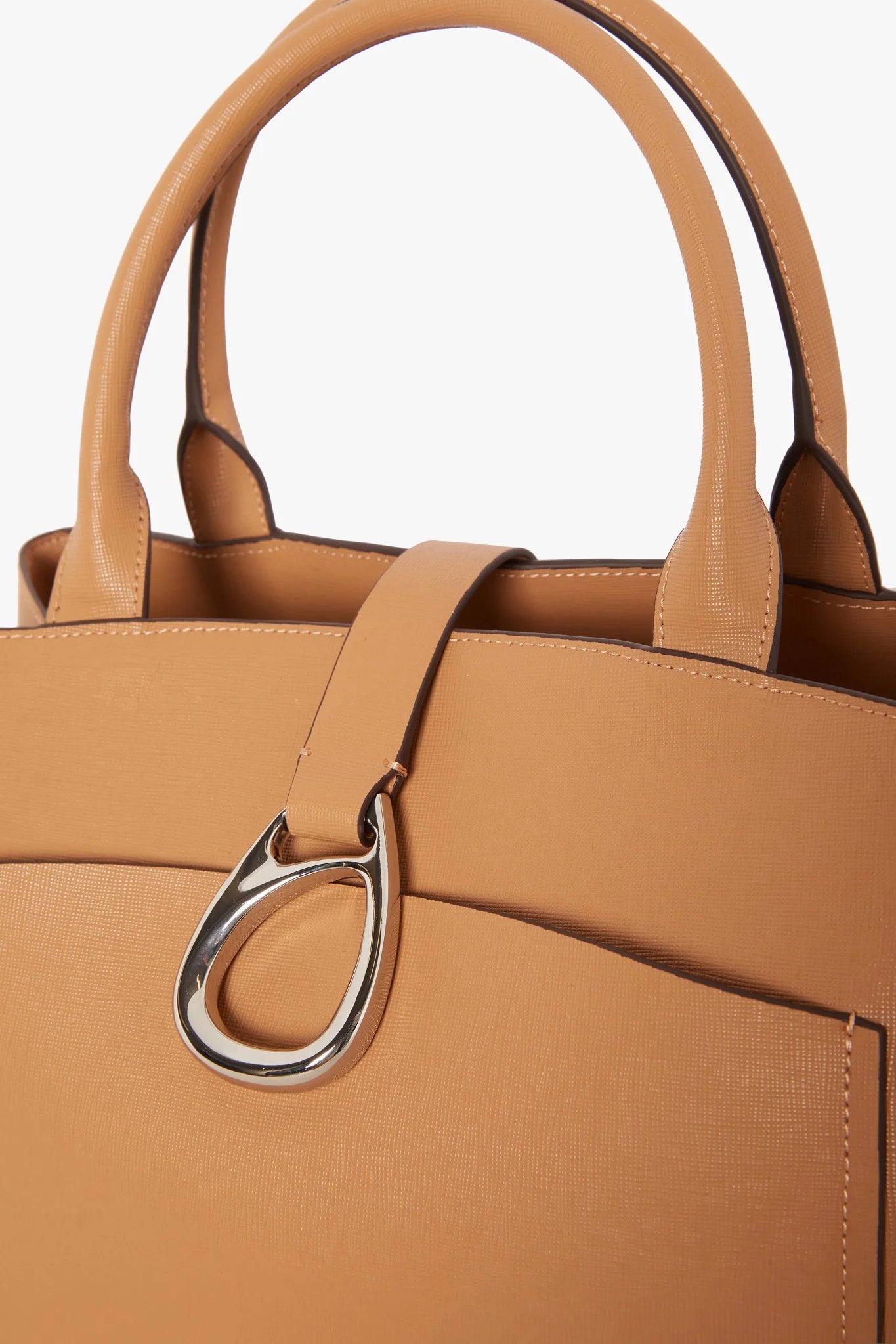 Jasper Conran "Bee" Leather Tote in Camel