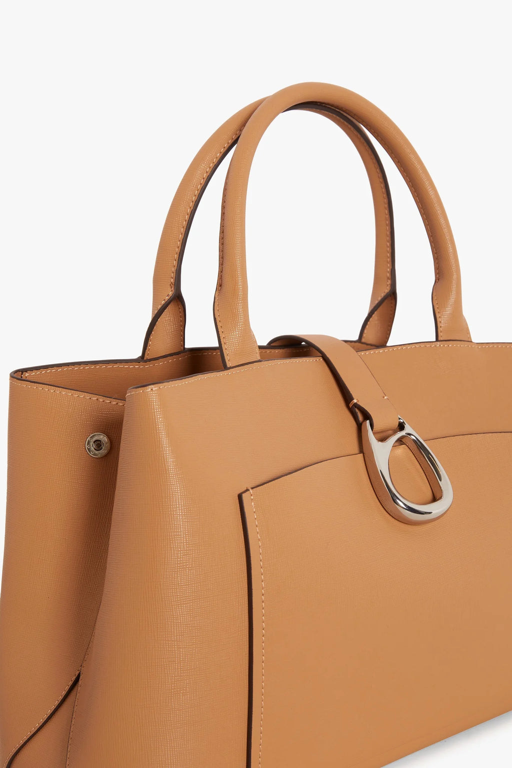 Jasper Conran "Bee" Leather Tote in Camel