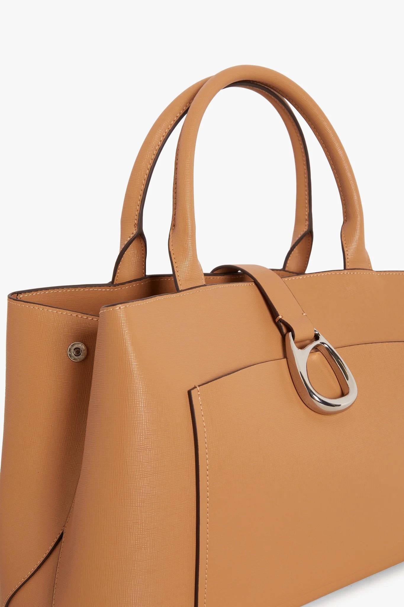 Jasper Conran "Bee" Leather Tote in Camel