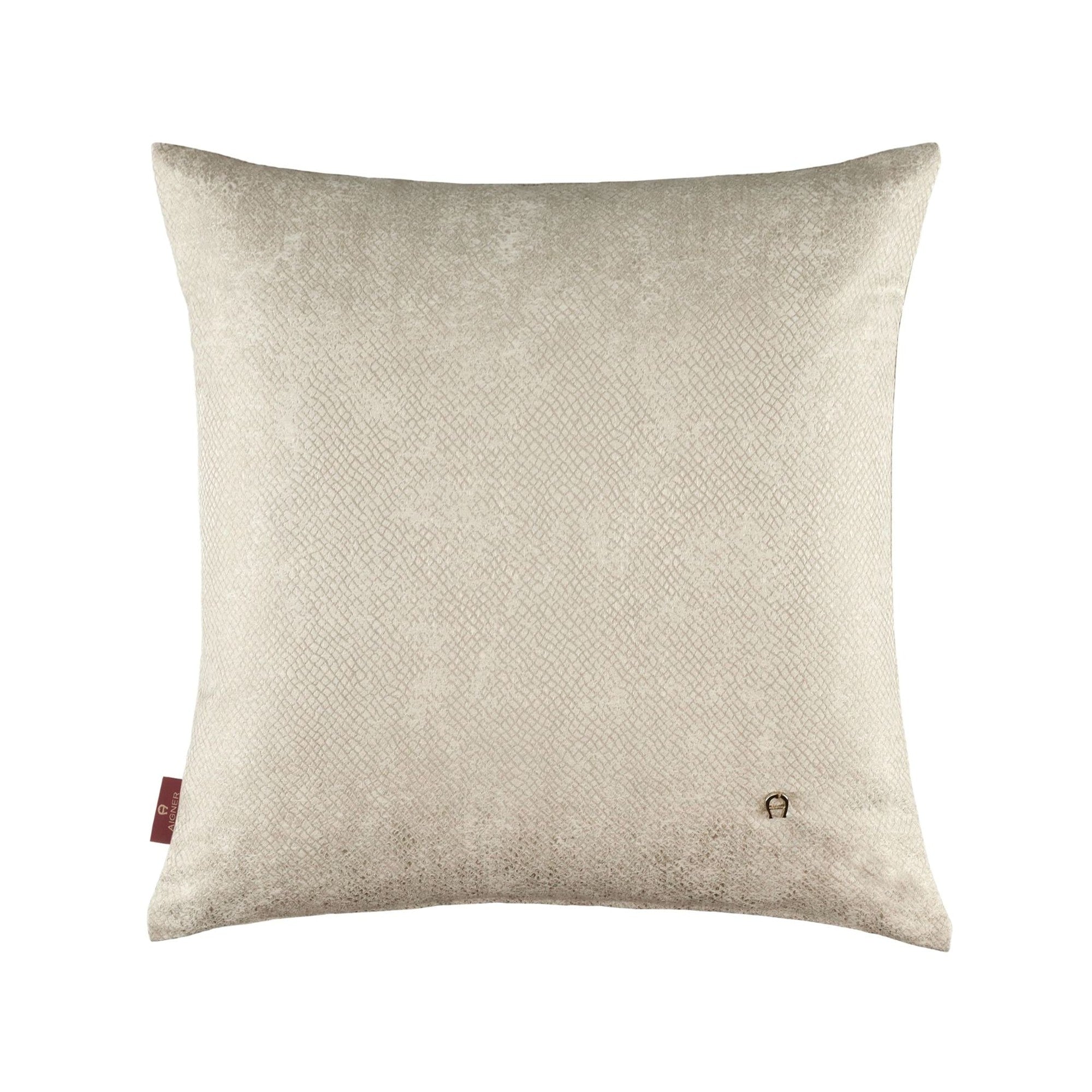 Neat Decorative Filled Cushion in Cream