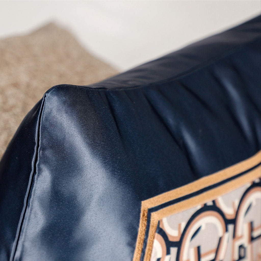 Nena Decorative Filled Cushion in Blue