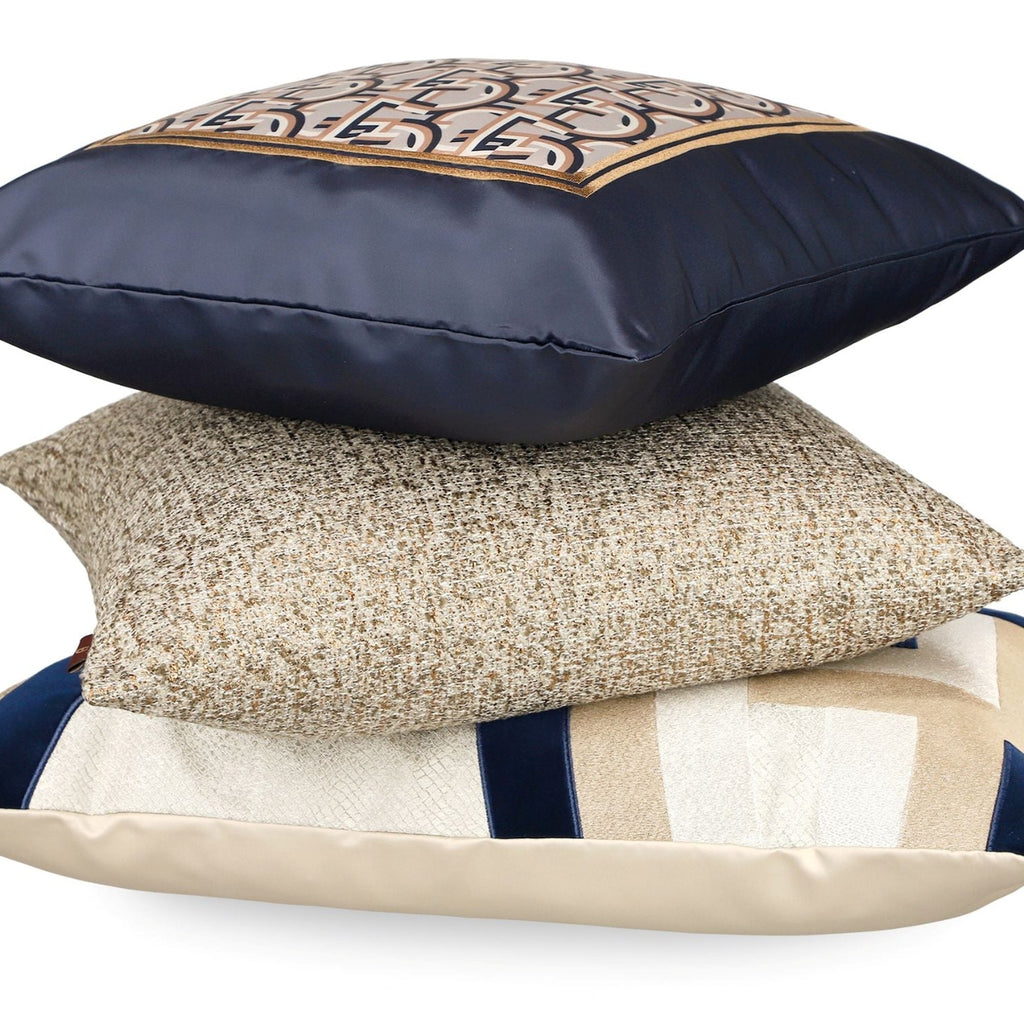 Nena Decorative Filled Cushion in Blue