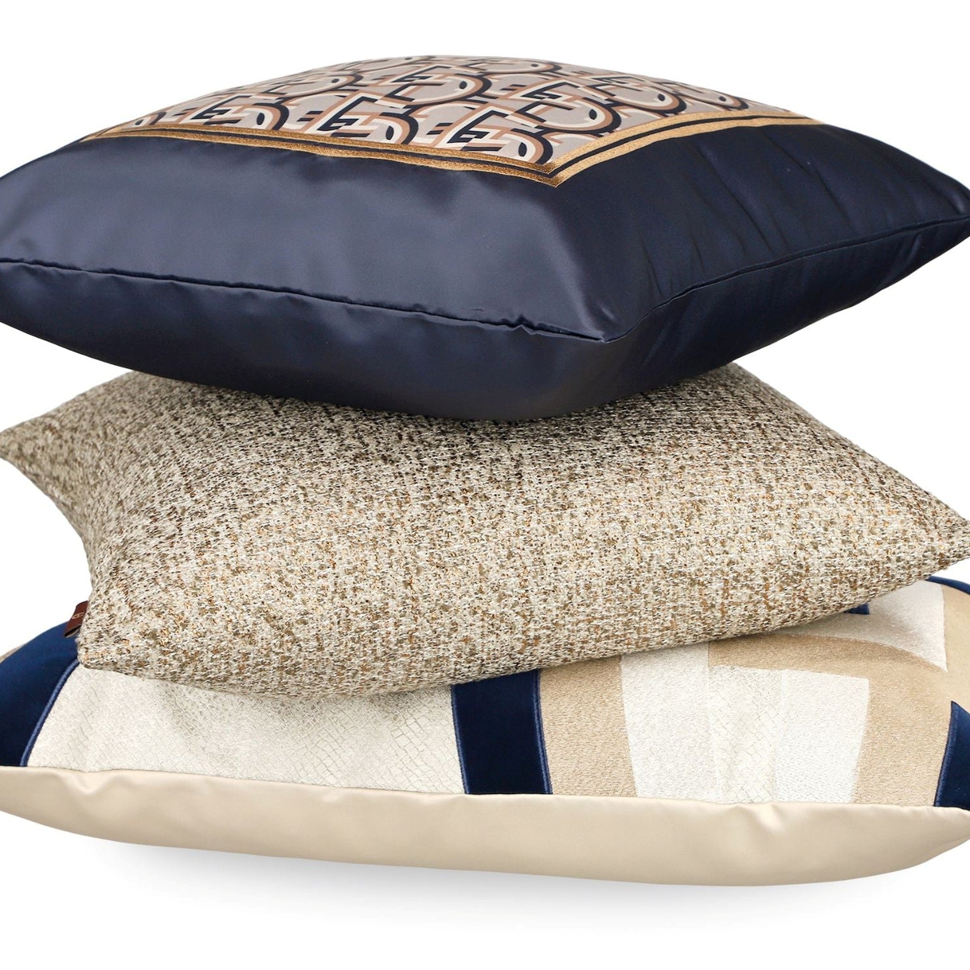 Nena Decorative Filled Cushion in Blue