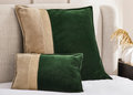 Christy "Antibes" Decorative Filled Cushion in Forest Green