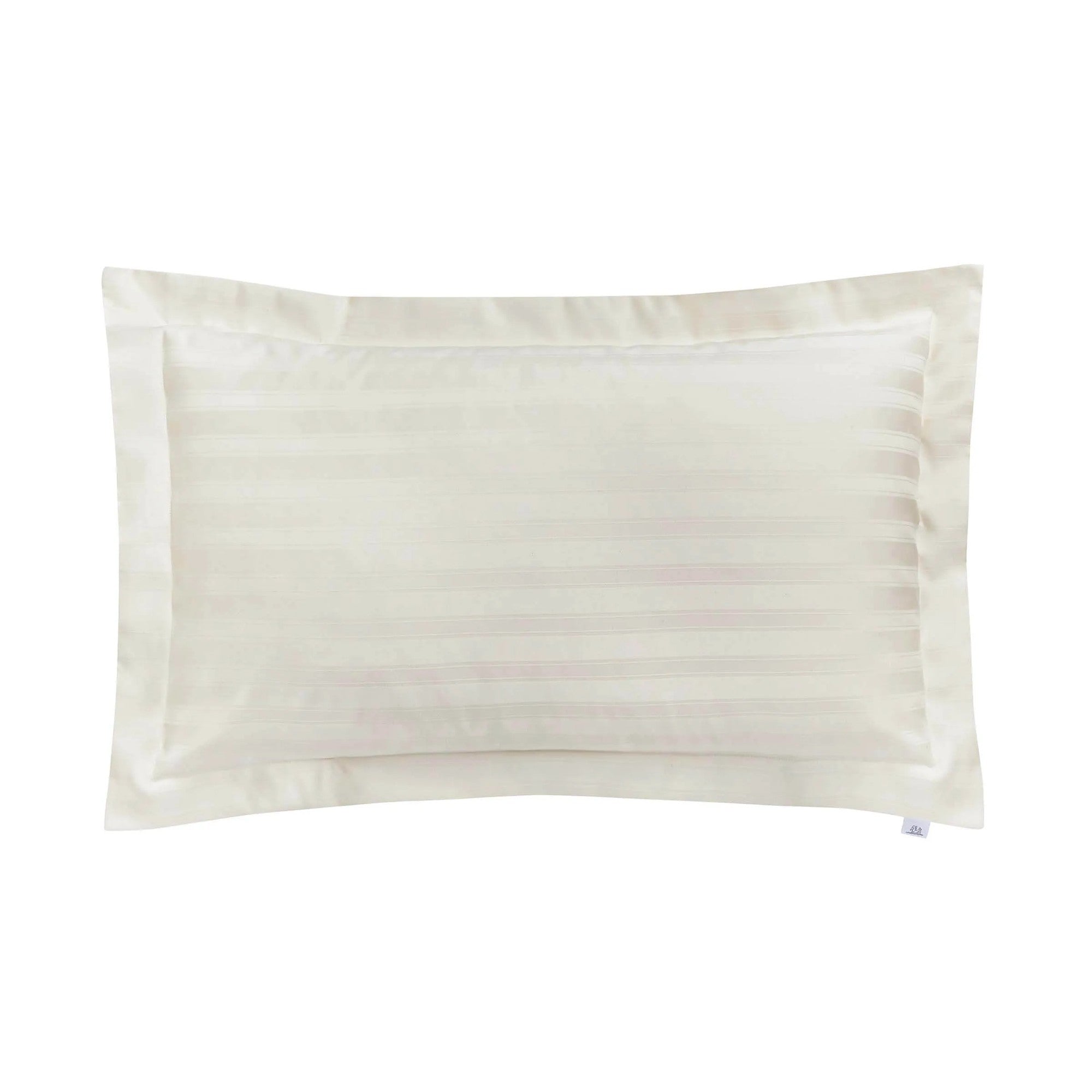 Adan 1000TC Egyptian Cotton Stripe Pillowcase in Chalk (Cream)