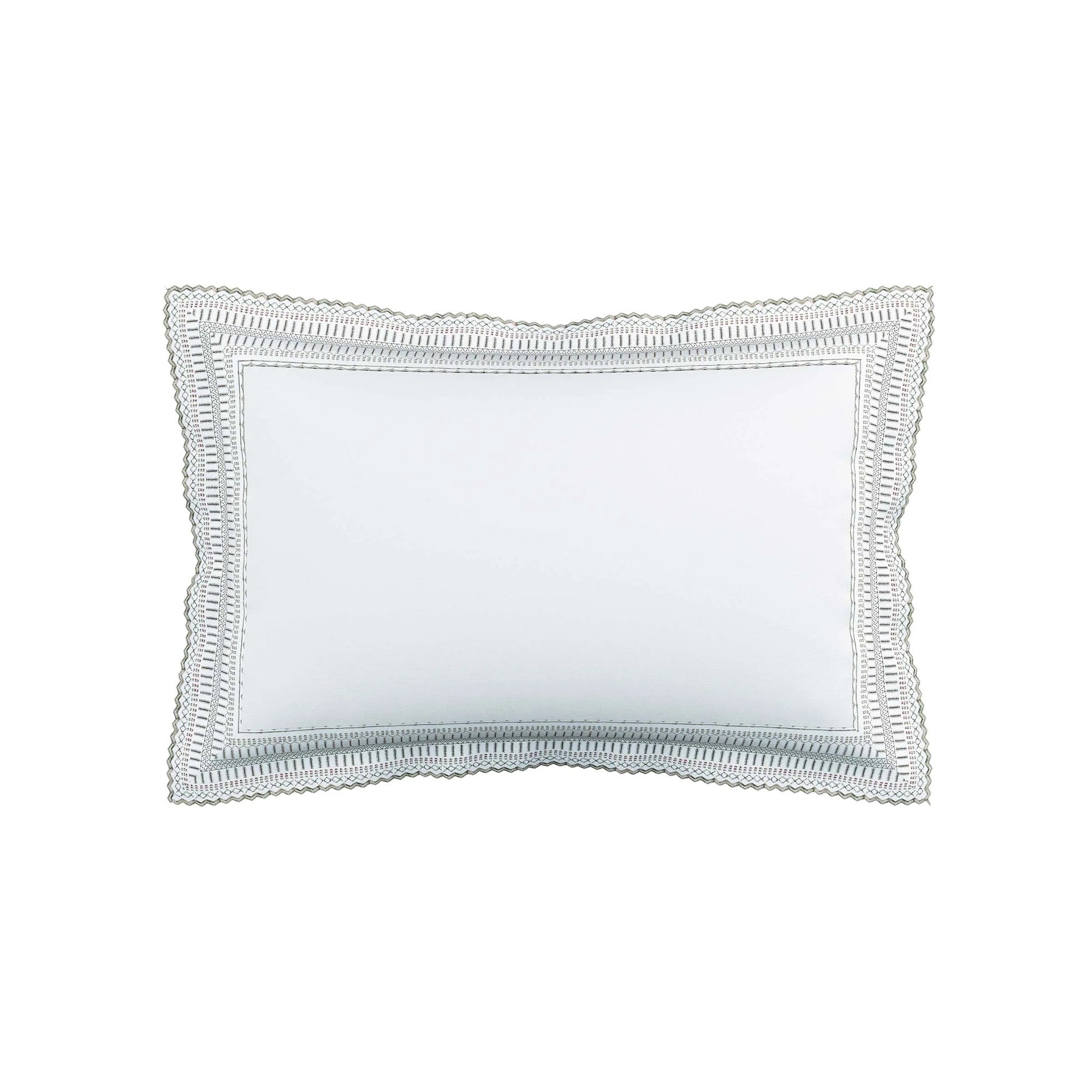 Astrid Duvet Cover Set in White/Silver