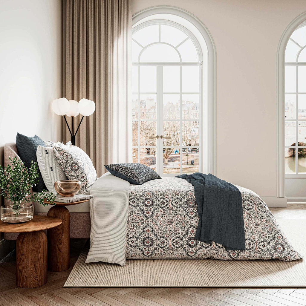 Nena Duvet Cover Set in Denim