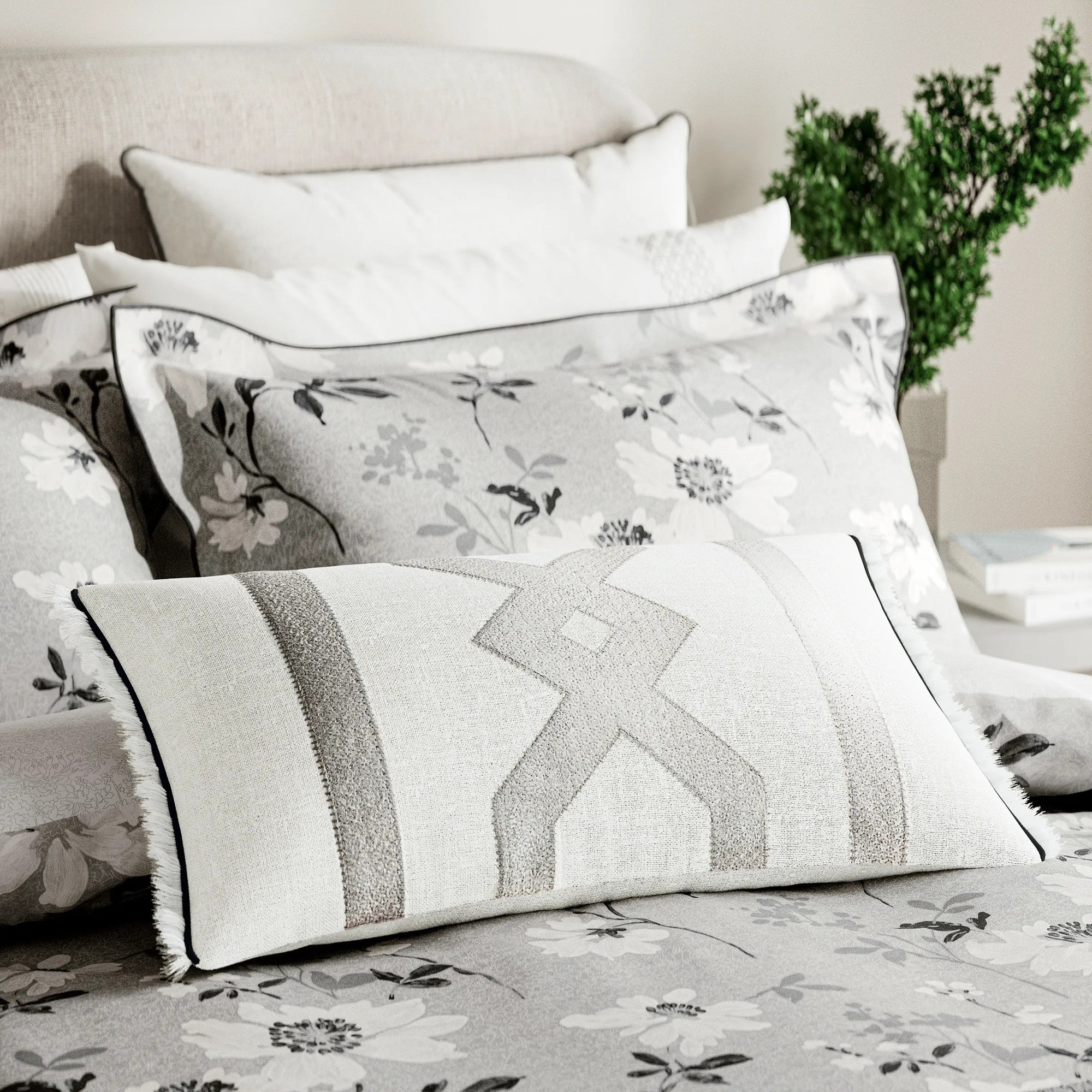Sefa Duvet Cover Set in Silver