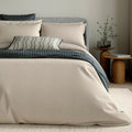 Bedeck of Belfast "Emmy" Duvet Cover and Oxford Pillowcase in Mink