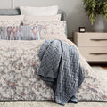 Bedeck of Belfast "Estelle" Duvet Cover and Oxford Pillowcase in Red