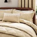 Layla Quilted Bedspread in Soft Gold