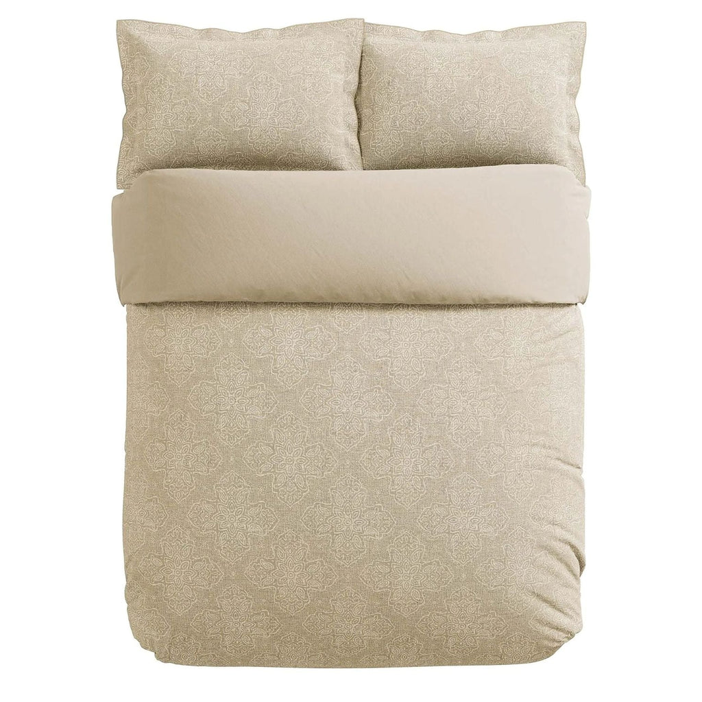 Layla Duvet Cover Set in Soft Gold