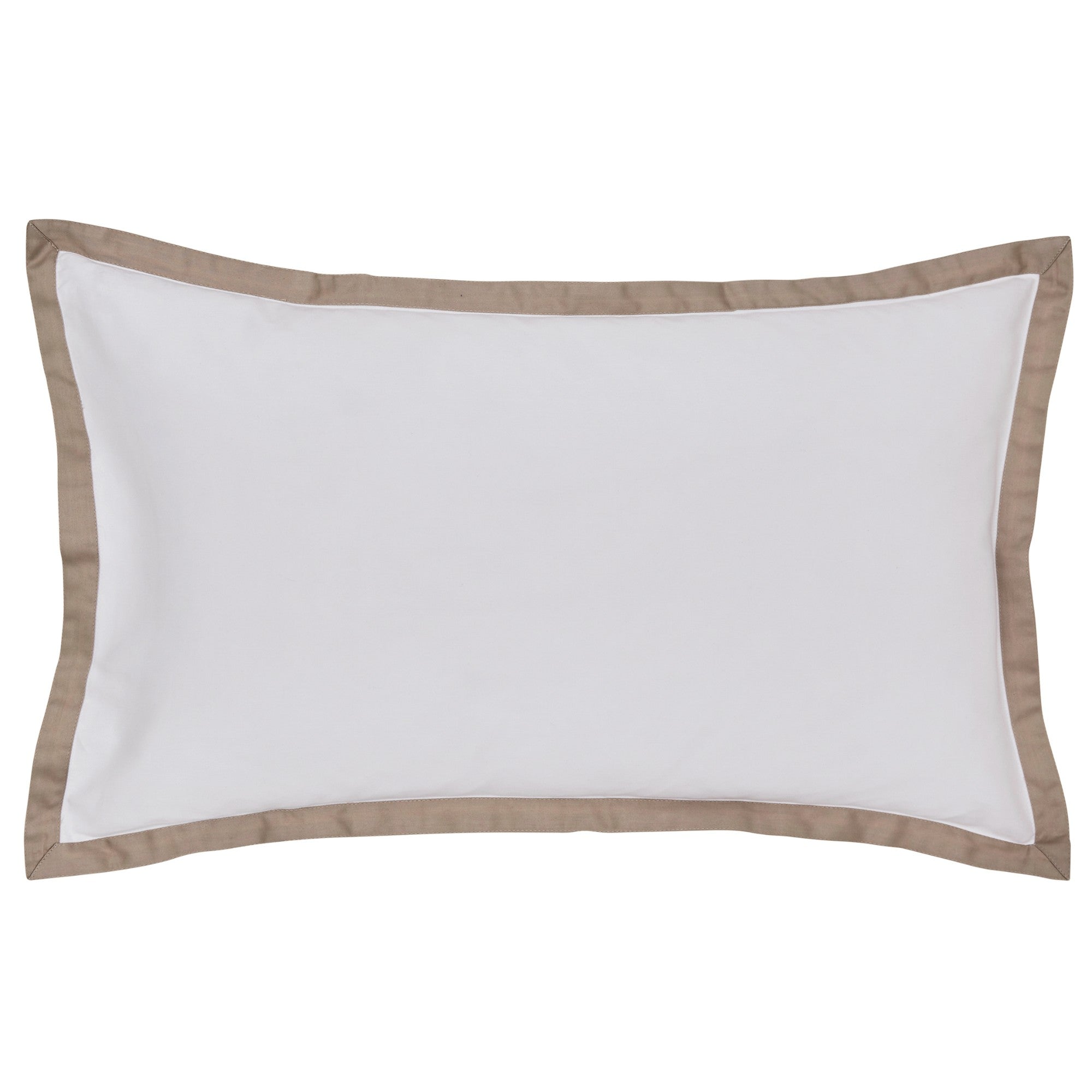 Olenna Duvet Cover Set in Truffle/Chalk