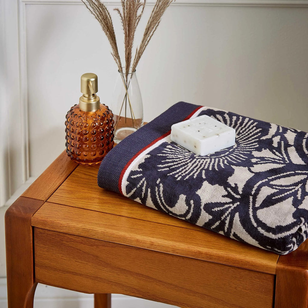 Stafford Towel Collection in Navy