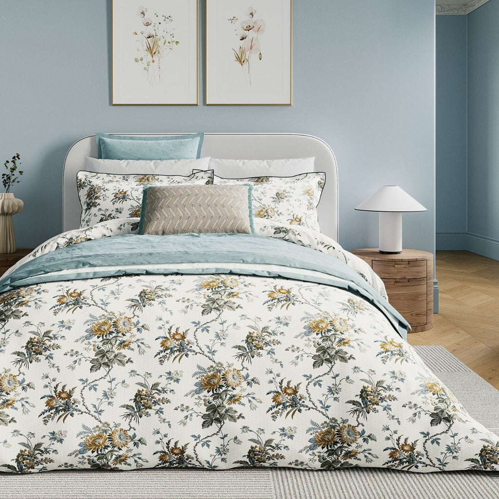 Sybill Duvet Cover Set in Duck Egg