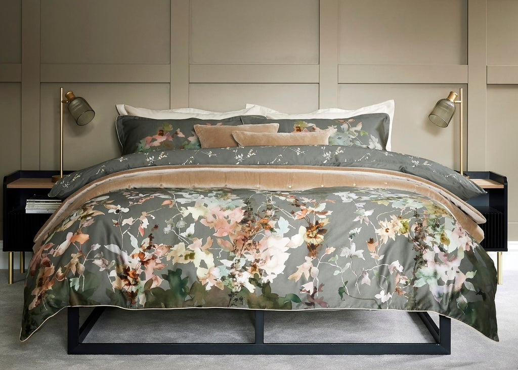 Christy "Botanical" Comforter Sets in Forest