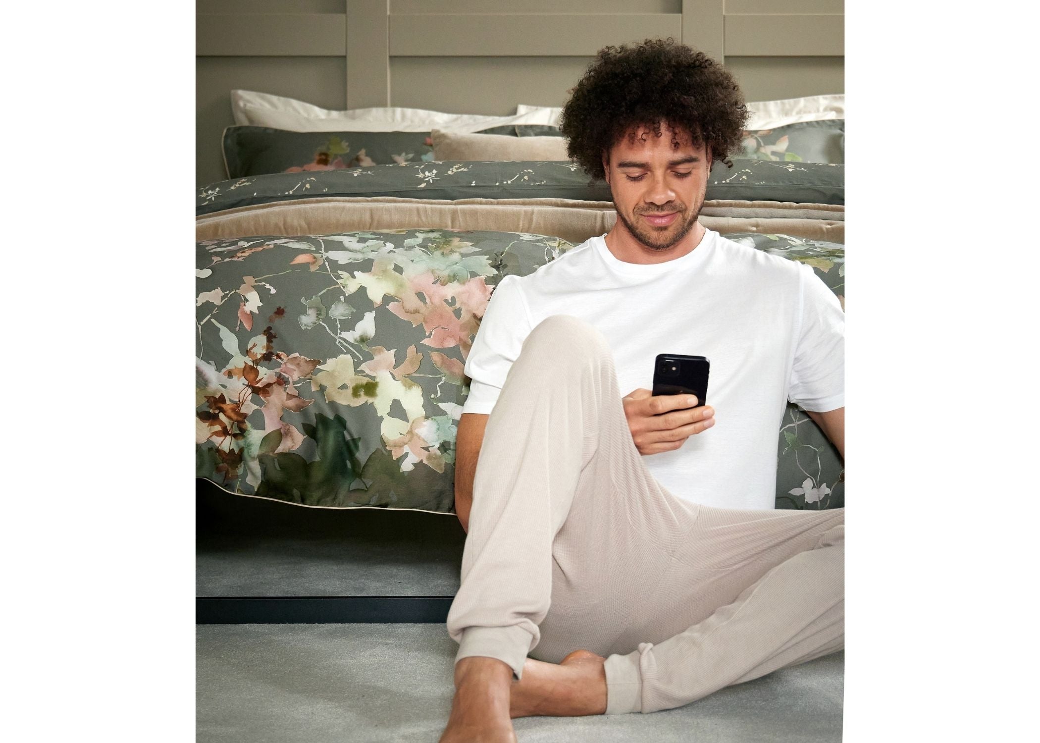 Christy "Botanical" Comforter Sets in Forest