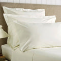 Christy "400 TC Sateen" Plain Dyed Sheets in Ivory (cream)