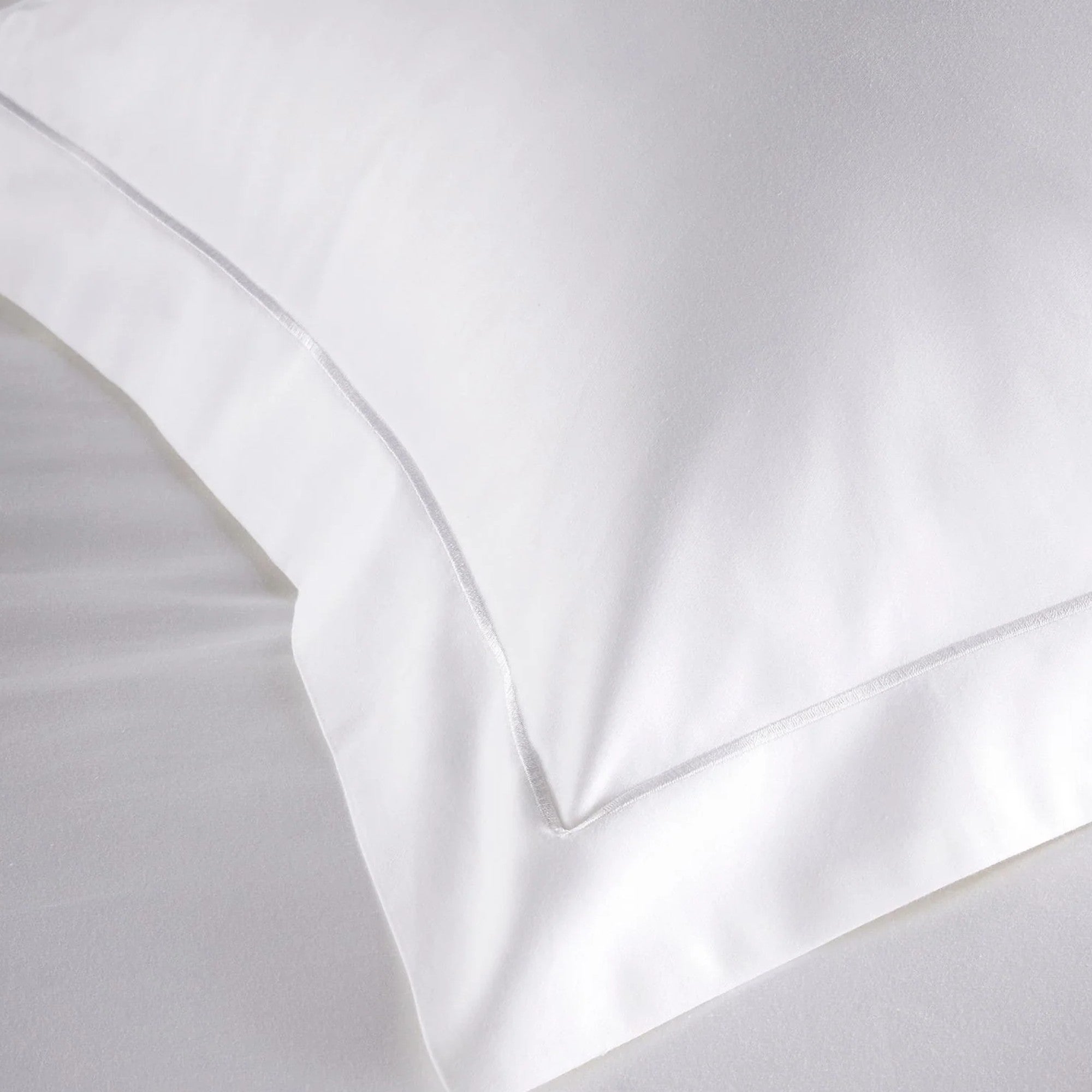 Christy "500TC Hygro Cotton Sateen" Bed Linen with White boarder Stitch