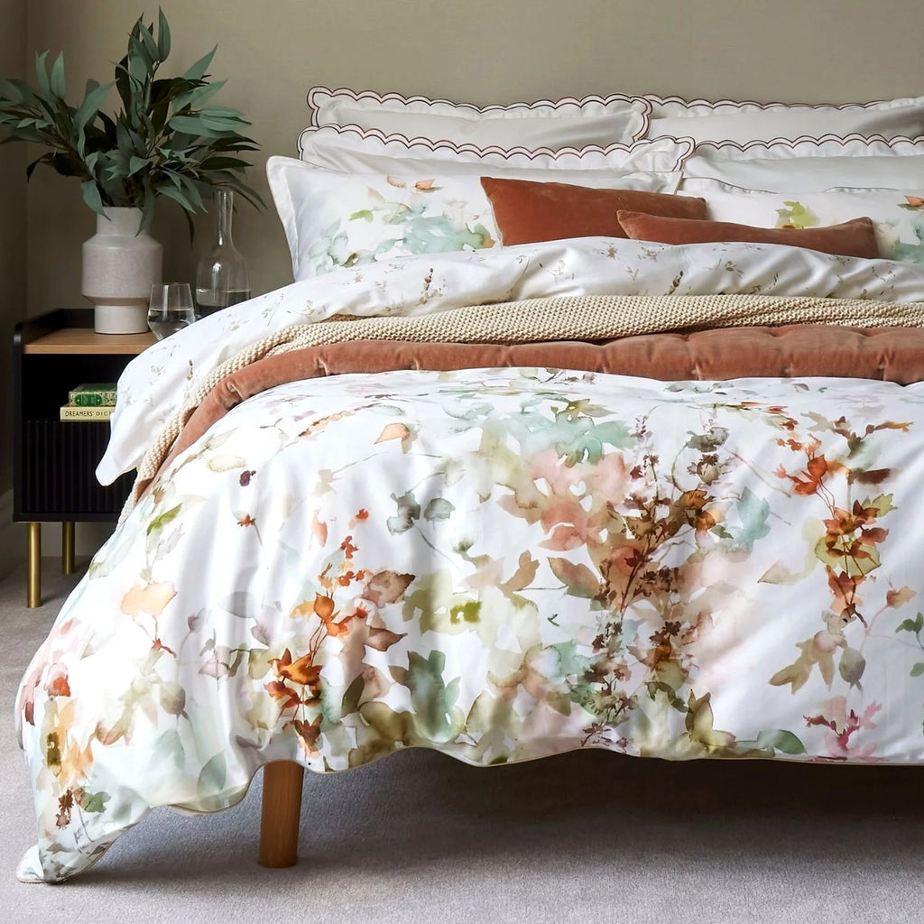 Christy "Botanical" Duvet Cover Sets in Sage