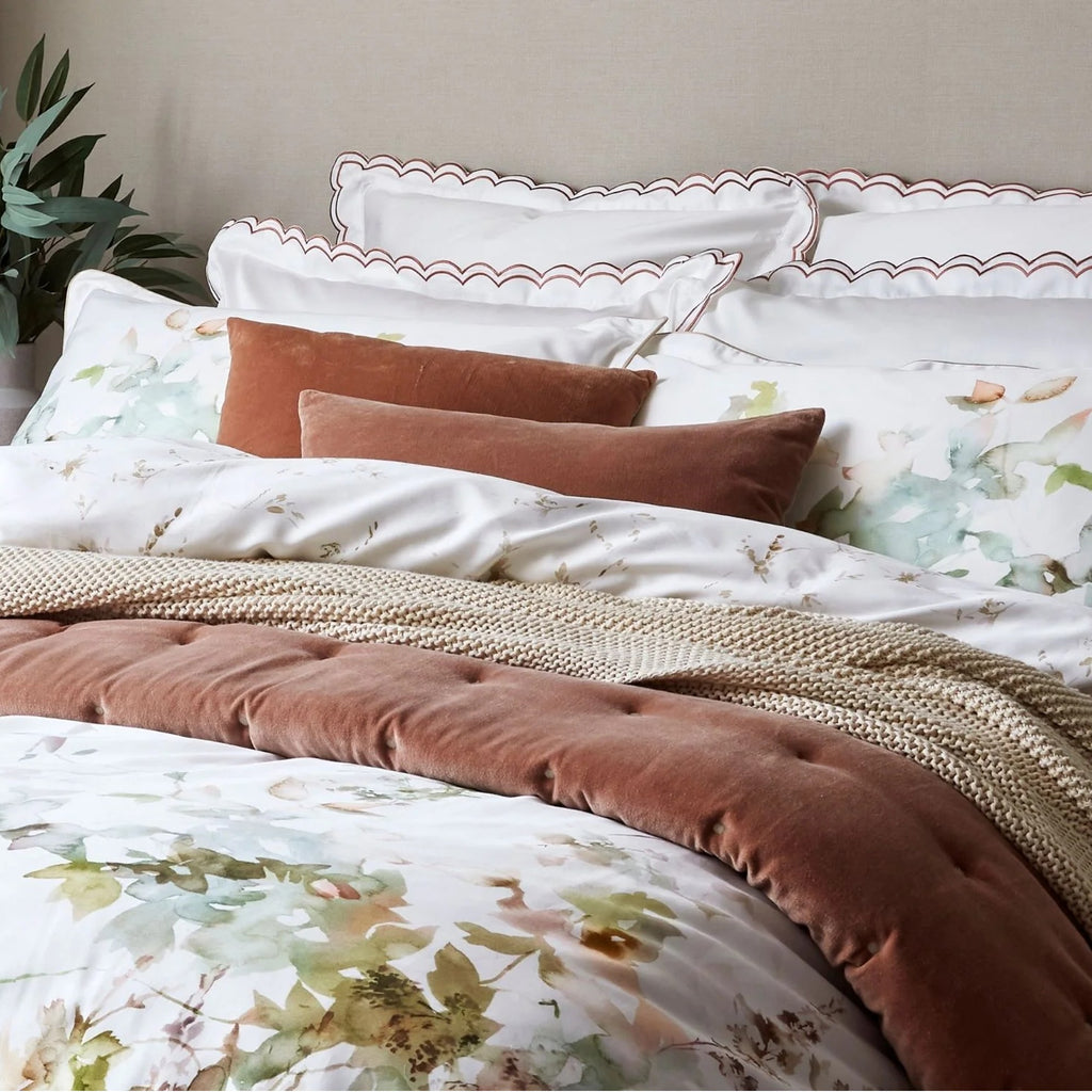 Christy "Botanical" Duvet Cover Sets in Sage