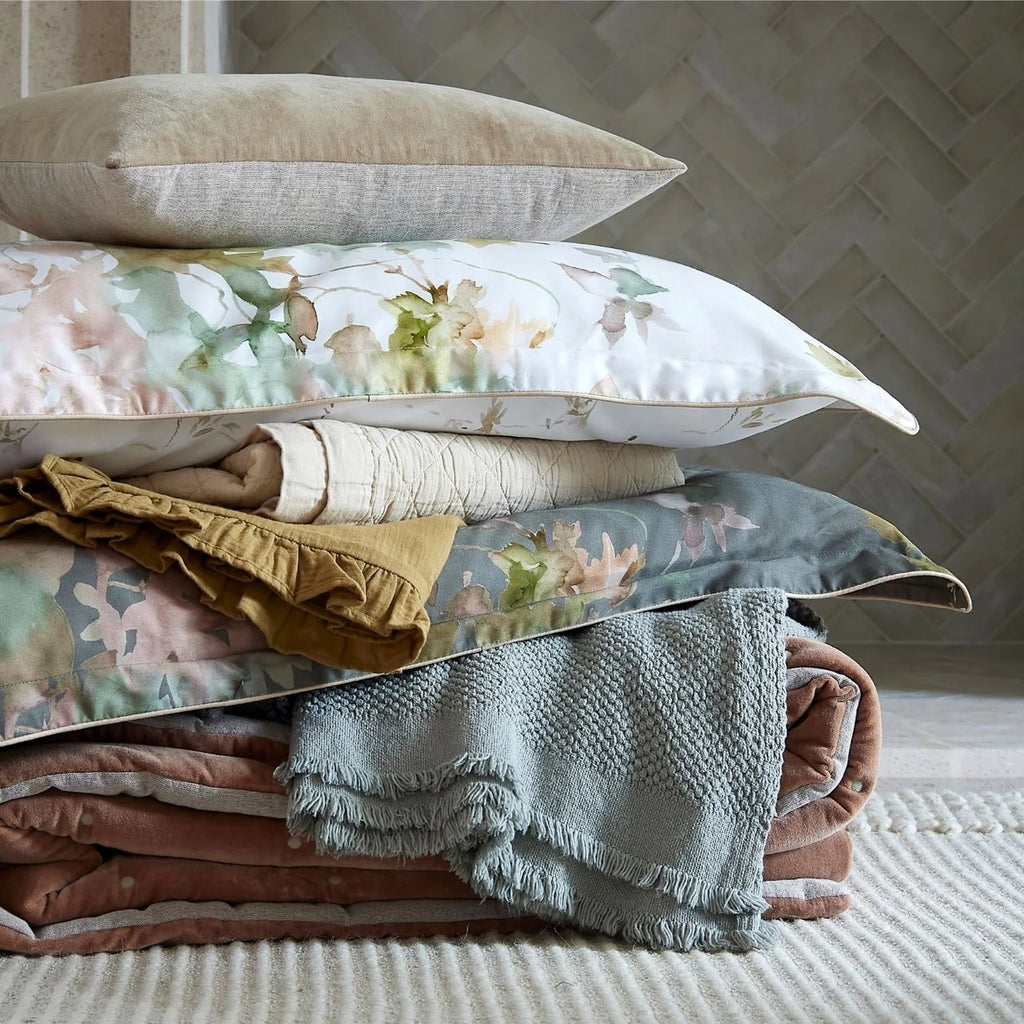 Christy "Botanical" Duvet Cover Sets in Sage