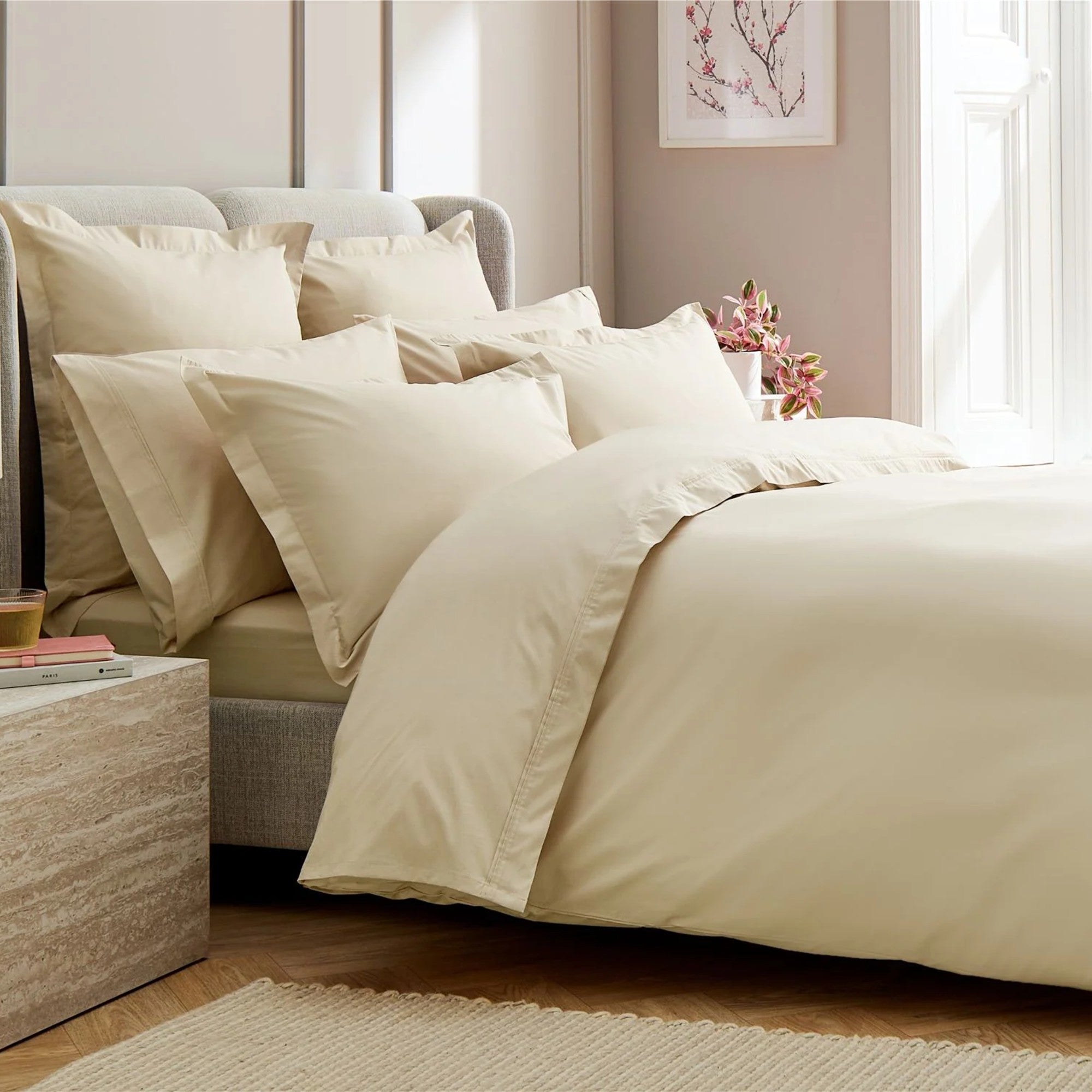 Christy "Chelsea" 200TC Egyptian Cotton Bed Linen in Birch