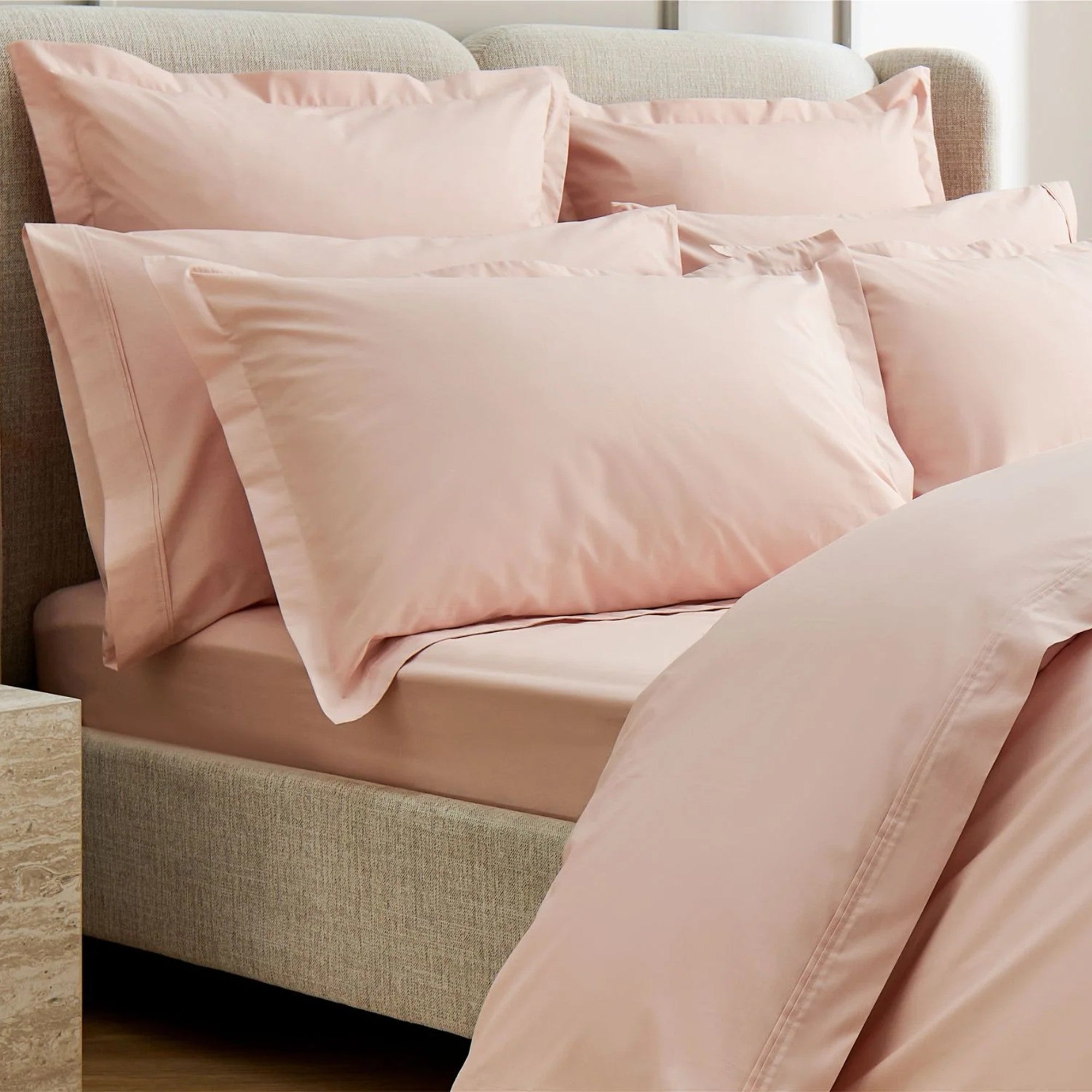 Christy "Chelsea" 200TC Egyptian Cotton Bed Linen in Rose Pink