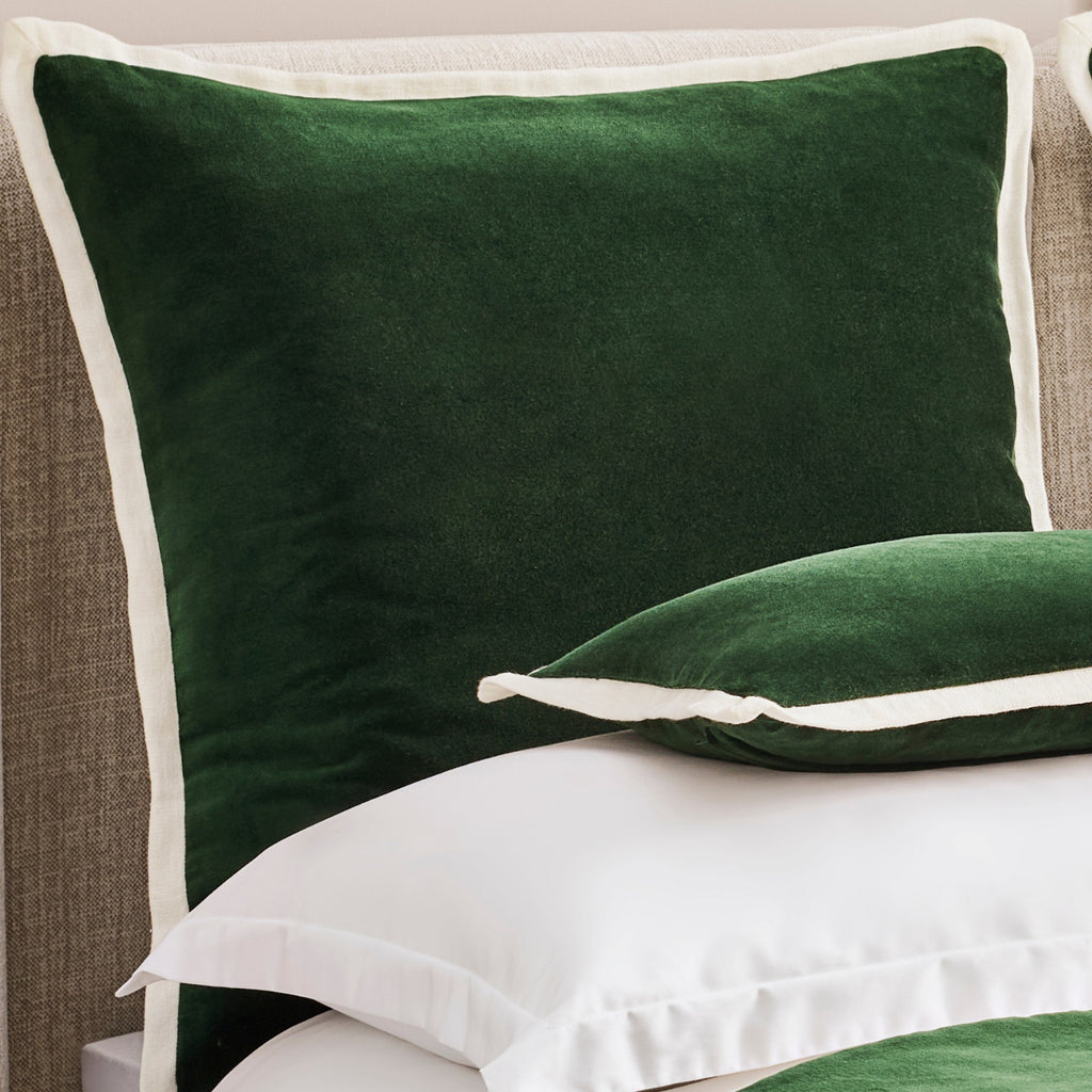 Eltham Decorative Filled Cushion in Forest Green