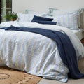 Christy "Folia" Duvet Cover Sets in Powder Blue