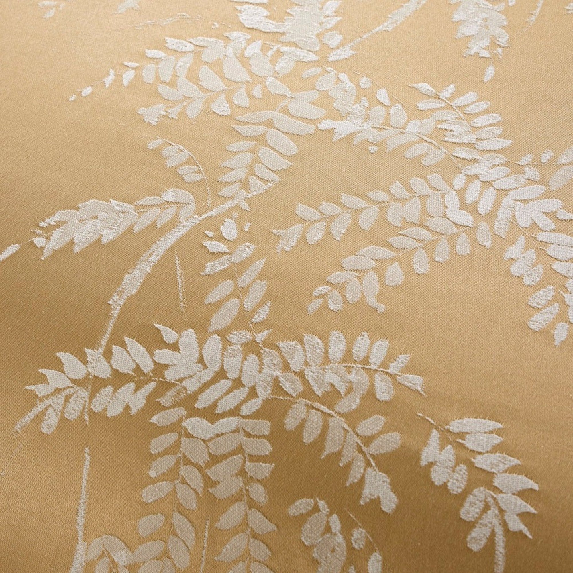 Christy "Holkham" Jacquard Duvet Cover Sets in Wheat (Gold)