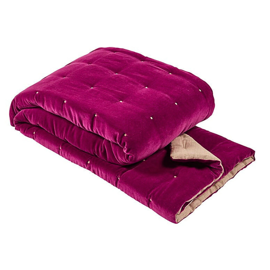 Jaipur Throws in Magenta (Dark-Pink)