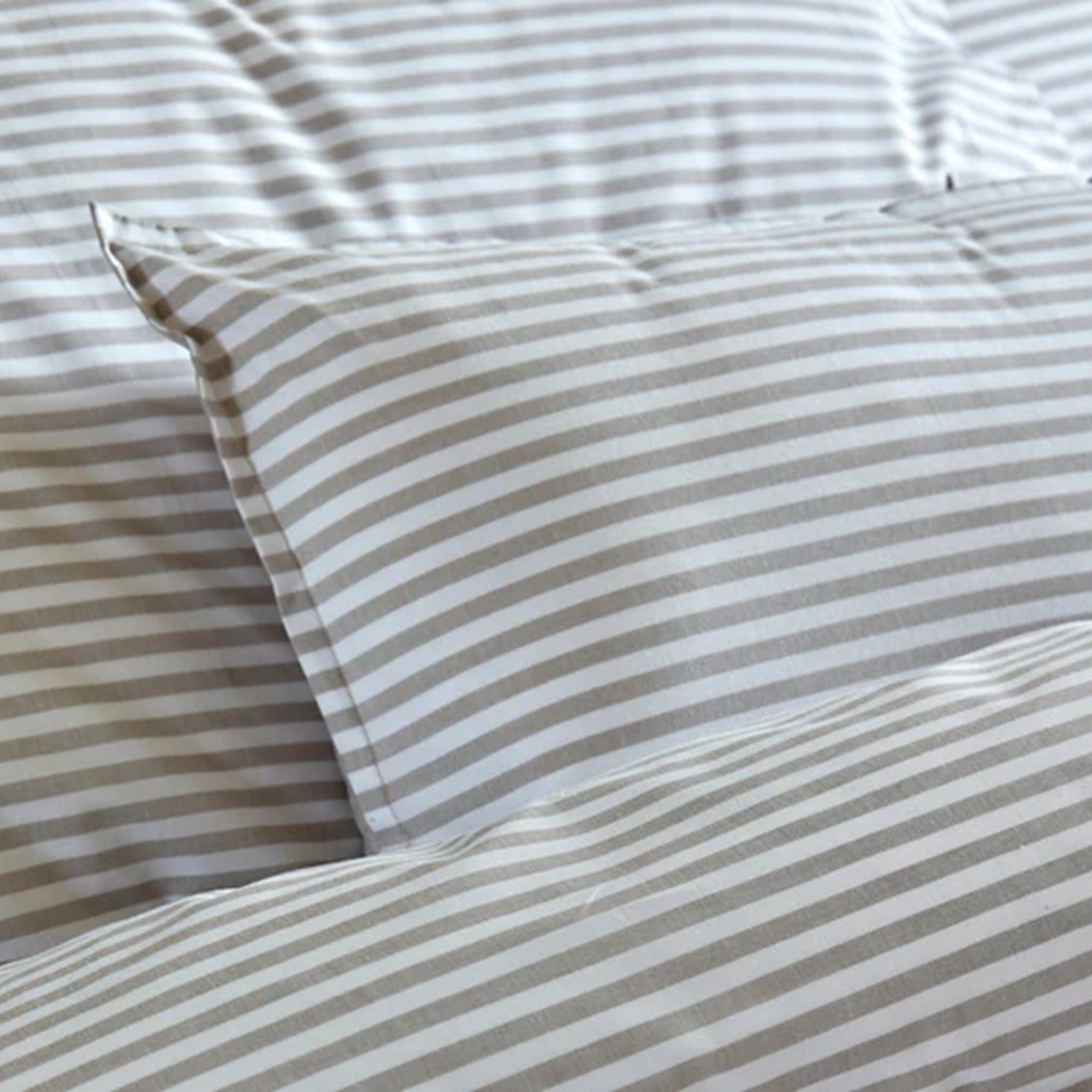 Christy "Lerwick Stripe" Duvet Cover Sets in Stone
