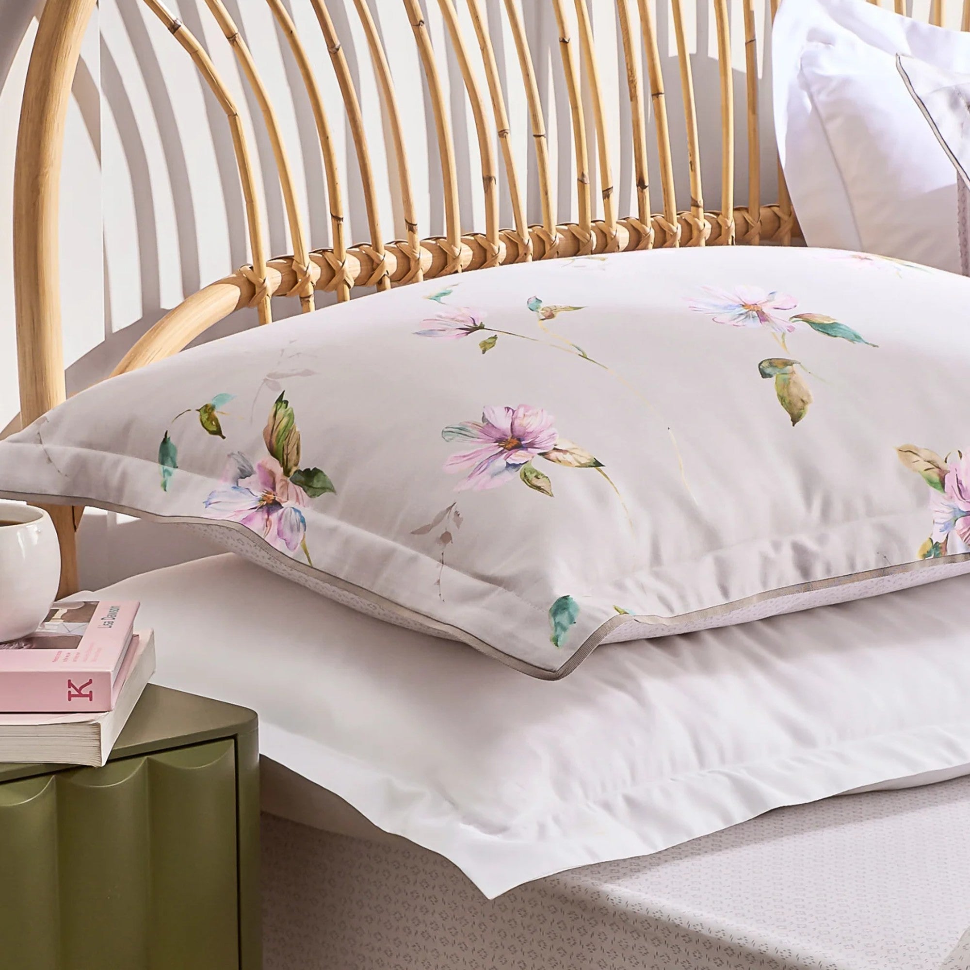Christy "Perdita" Duvet Cover Set in Blush
