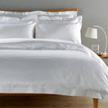 Christy Premium "900 Thread Count Picot" Bed Linen White