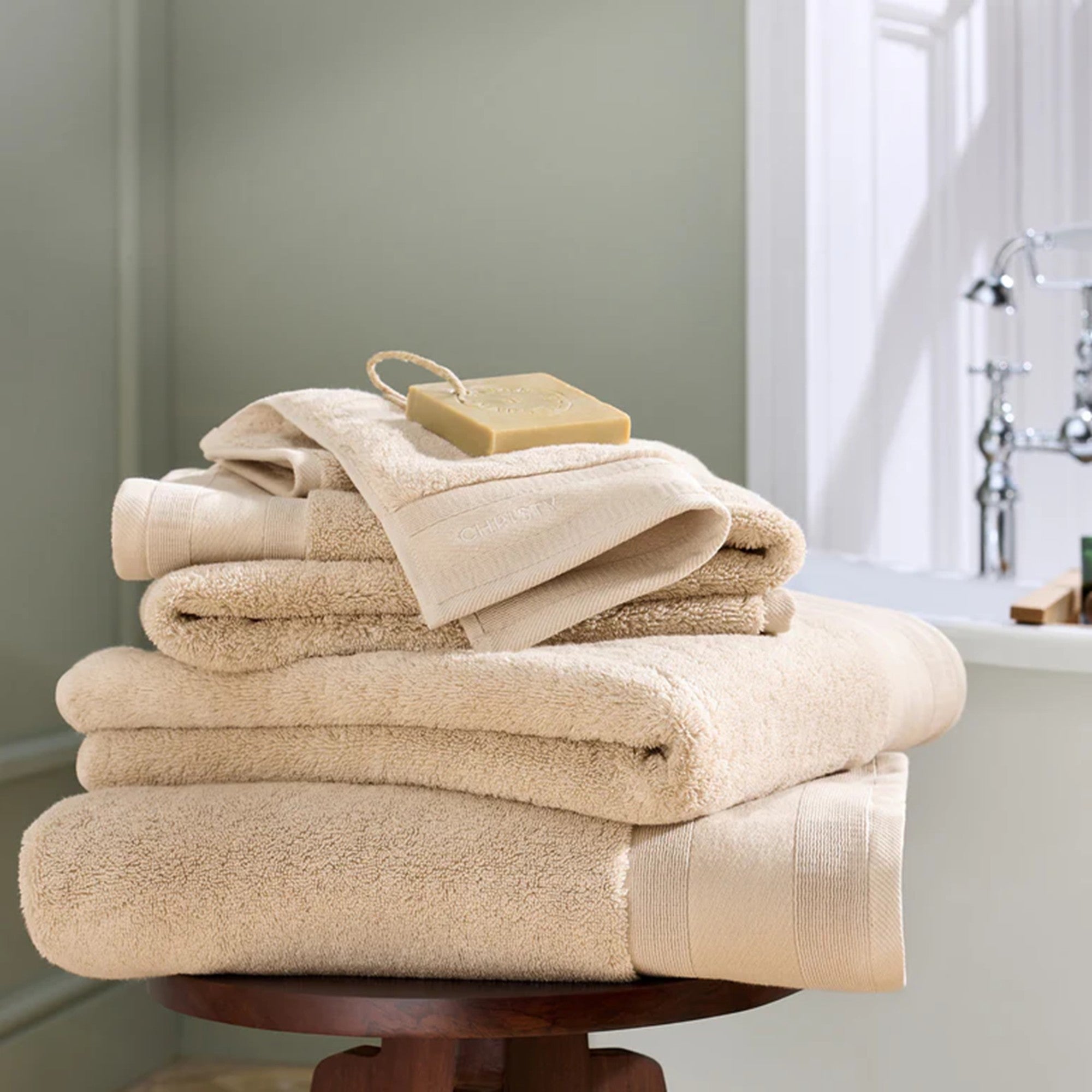 Christy "Signature" Bath Towels Collection in Sand
