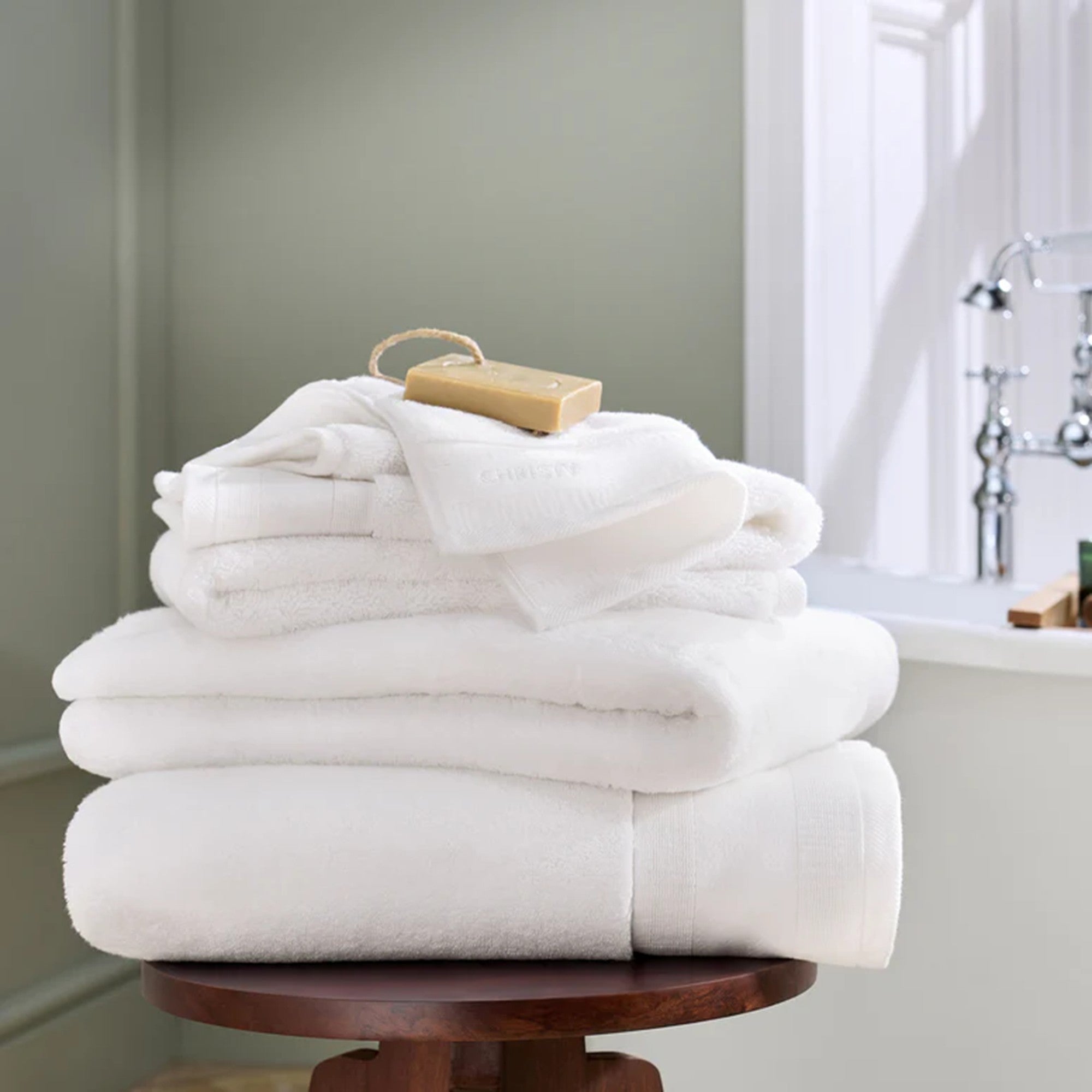Christy "Signature" Bath Towels Collection in White