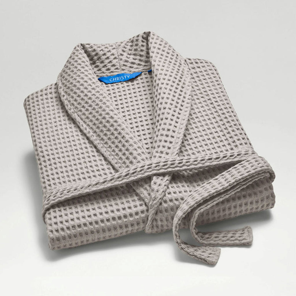 Christy "Waffle" Bathrobe in Grey